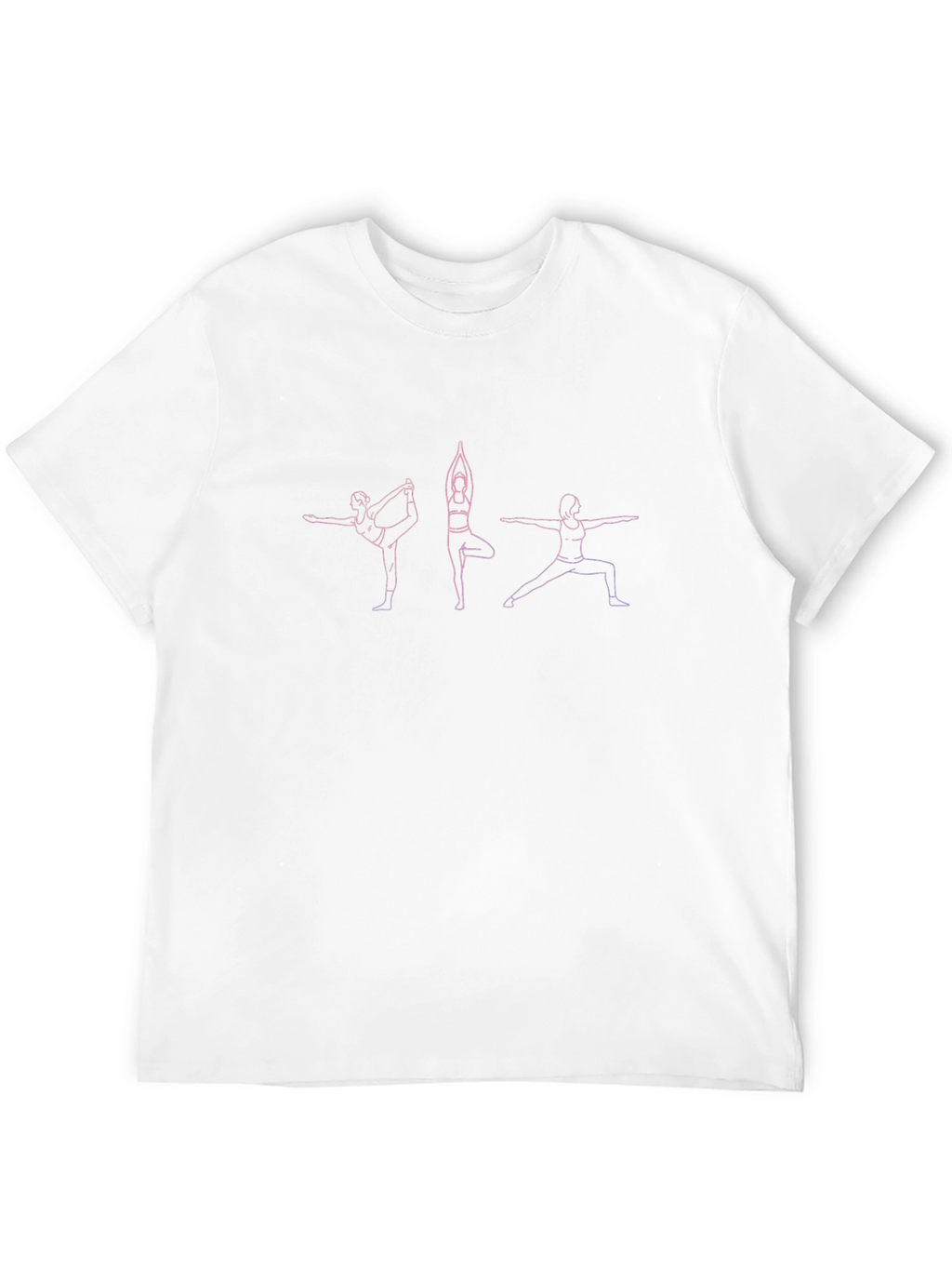 Yoga Pose Graphic Tee - Black