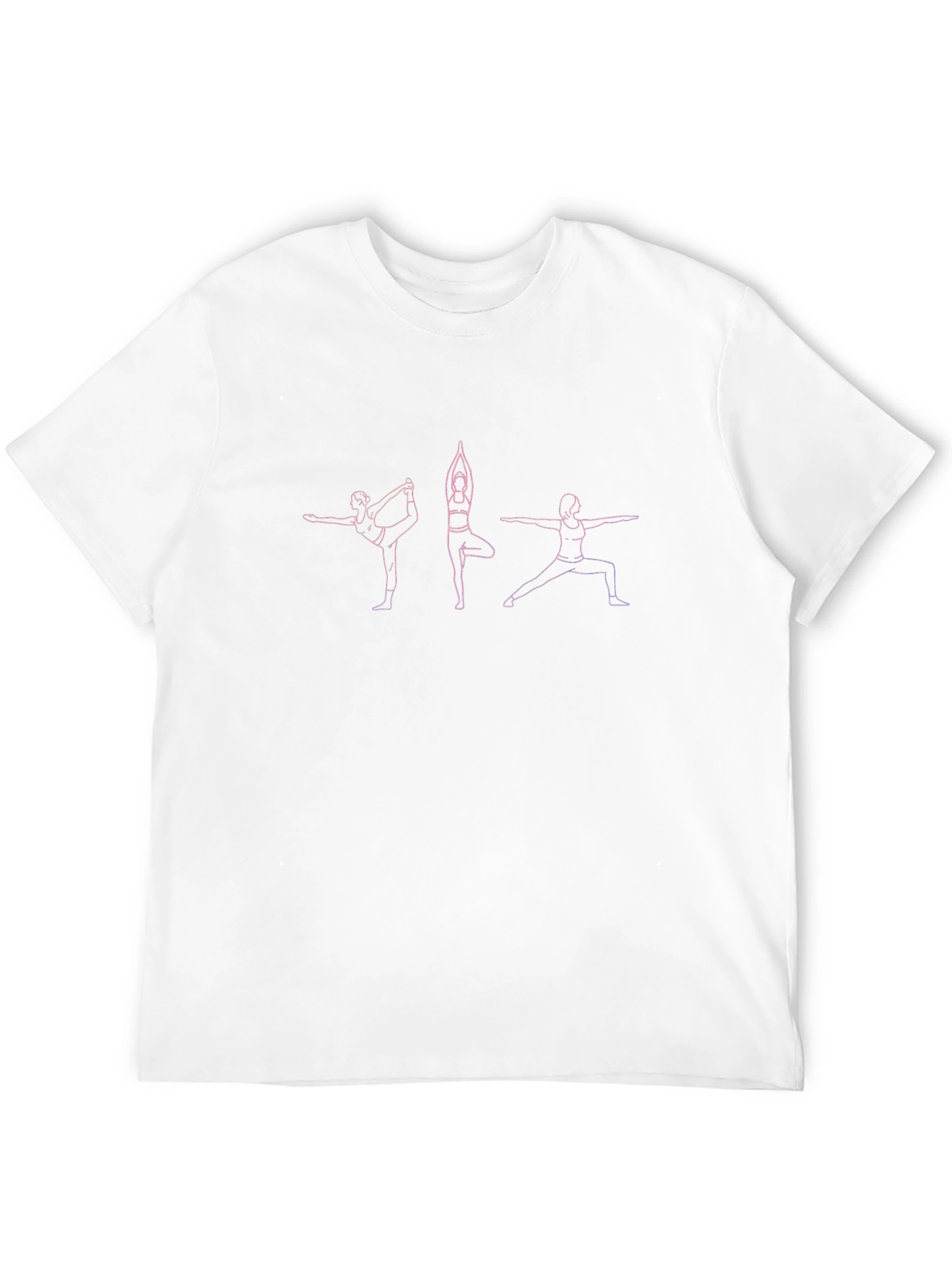 Yoga Pose Graphic Tee - Black
