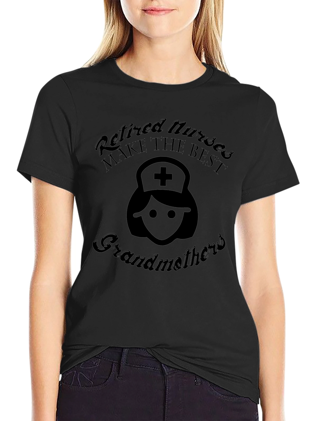 Retired Nurse Grandmother Graphic T-Shirt