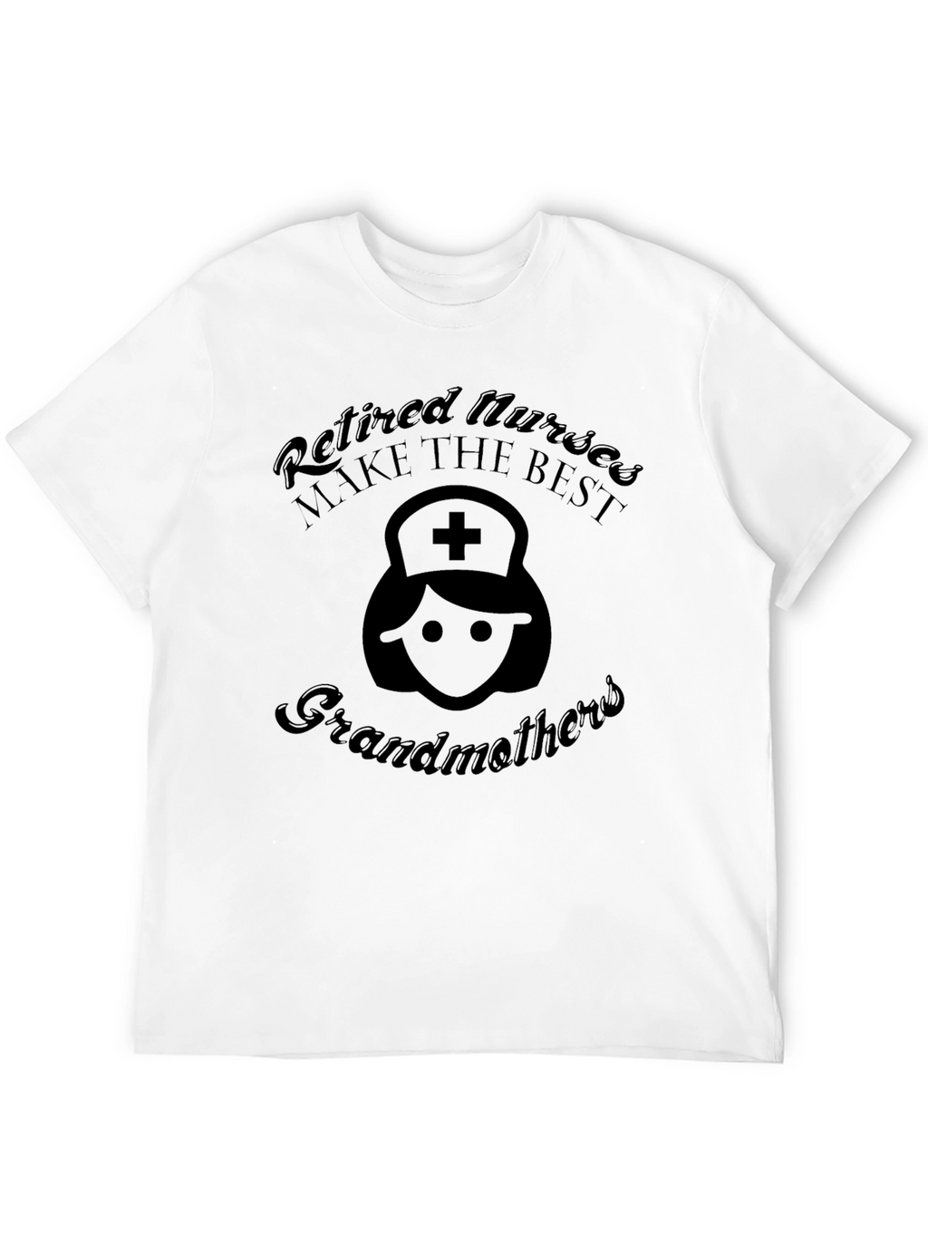 Retired Nurse Grandmother Graphic T-Shirt