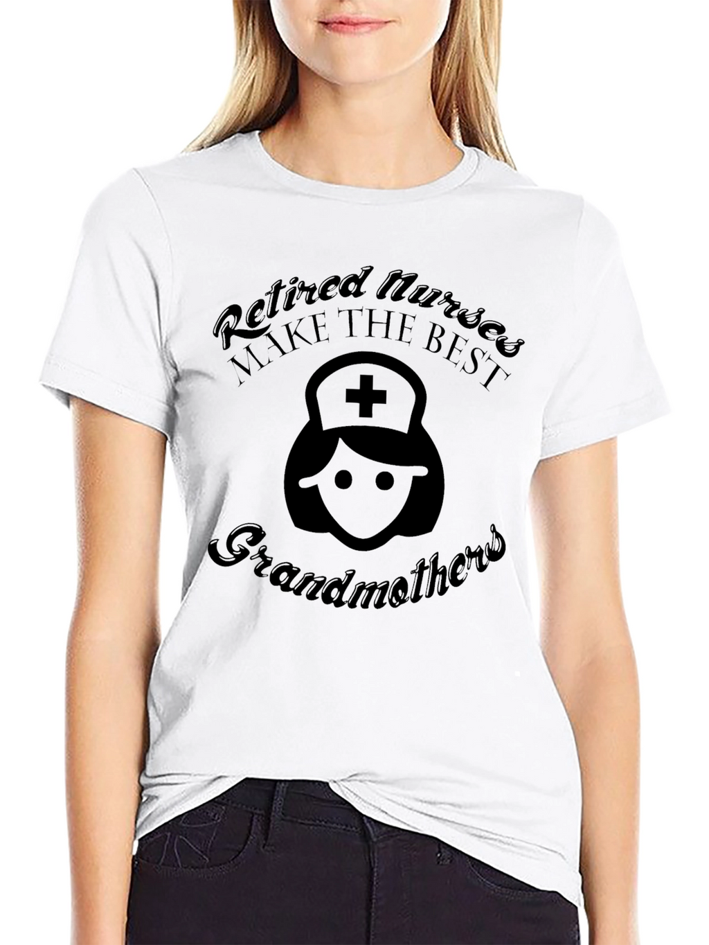 Retired Nurse Grandmother Graphic T-Shirt