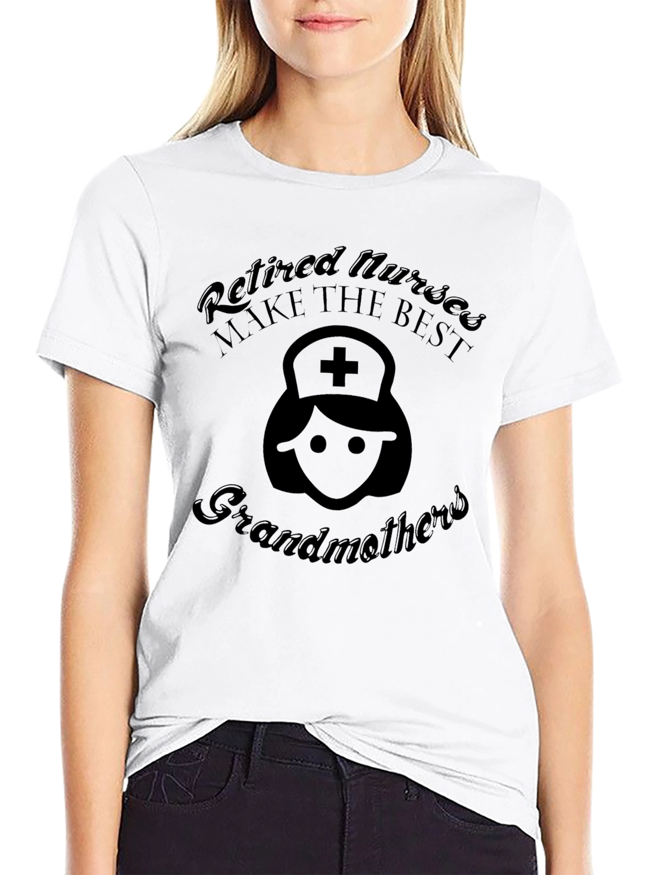 Retired Nurse Grandmother Graphic T-Shirt