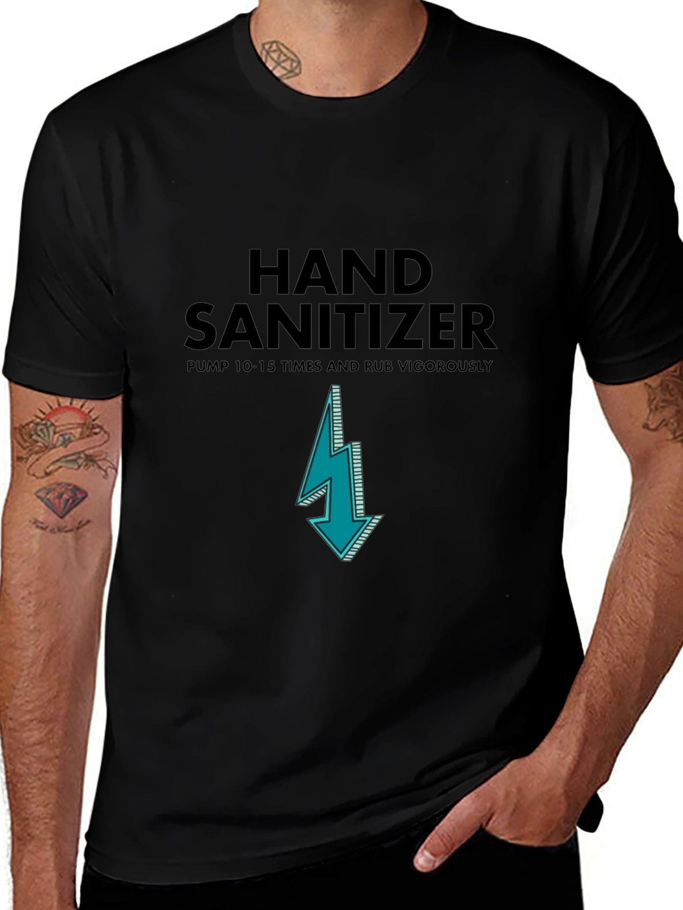 Hand Sanitizer T-Shirt - Novelty Design