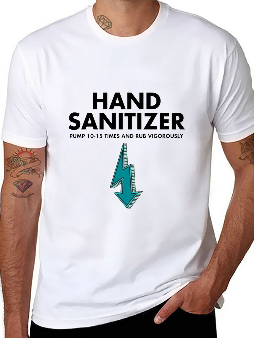 Hand Sanitizer T-Shirt - Novelty Design