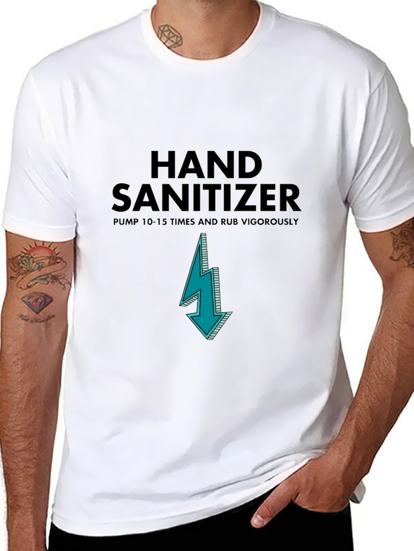 Hand Sanitizer T-Shirt - Novelty Design