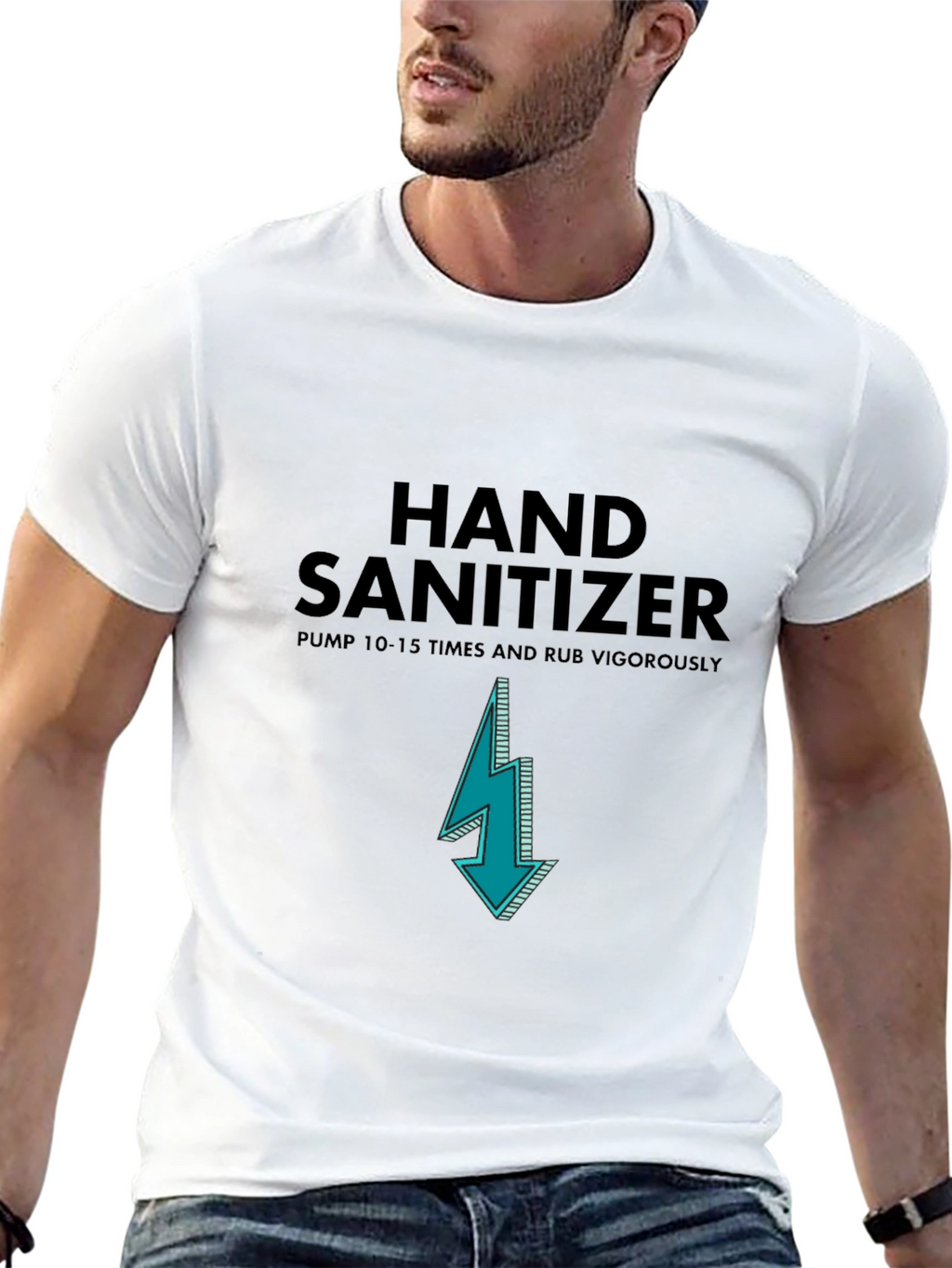 Hand Sanitizer T-Shirt - Novelty Design
