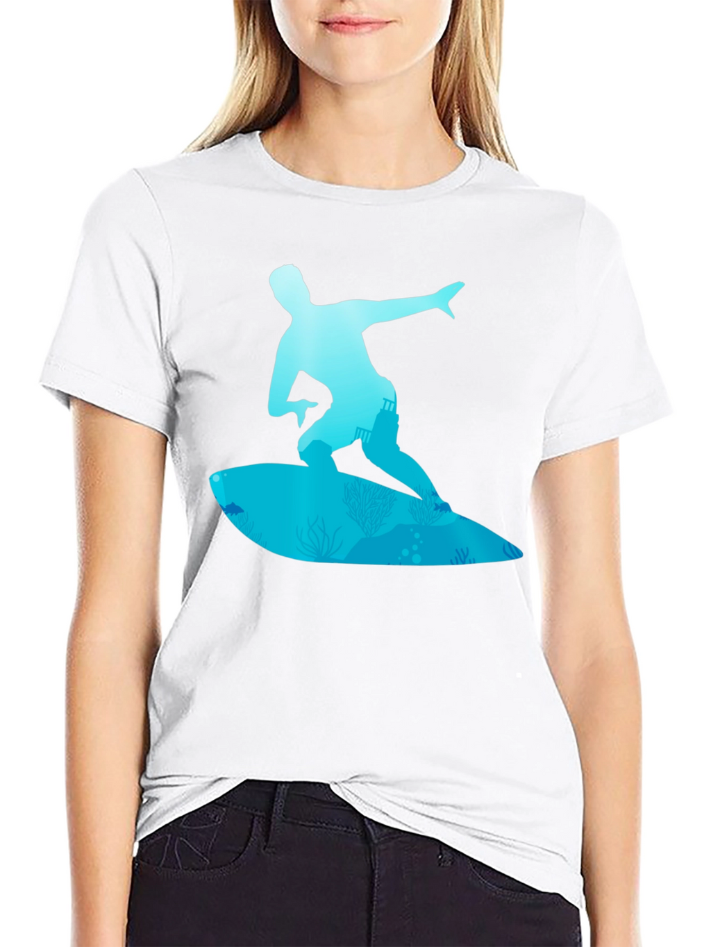 Surfer Graphic Tee - Ride the Wave in Style