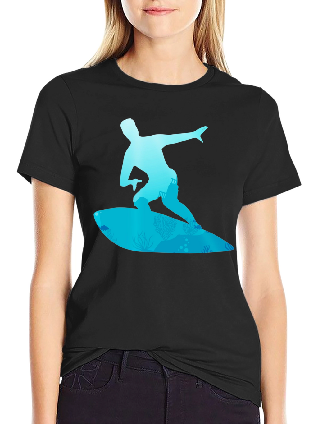 Surfer Graphic Tee - Ride the Wave in Style