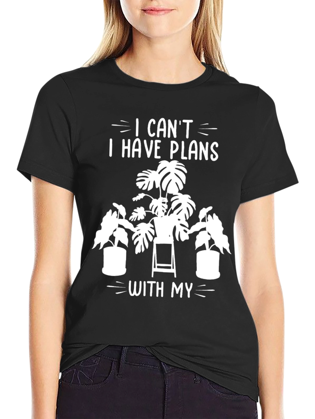 Plant Lover T-Shirt - I Cant I Have Plans With My Plants