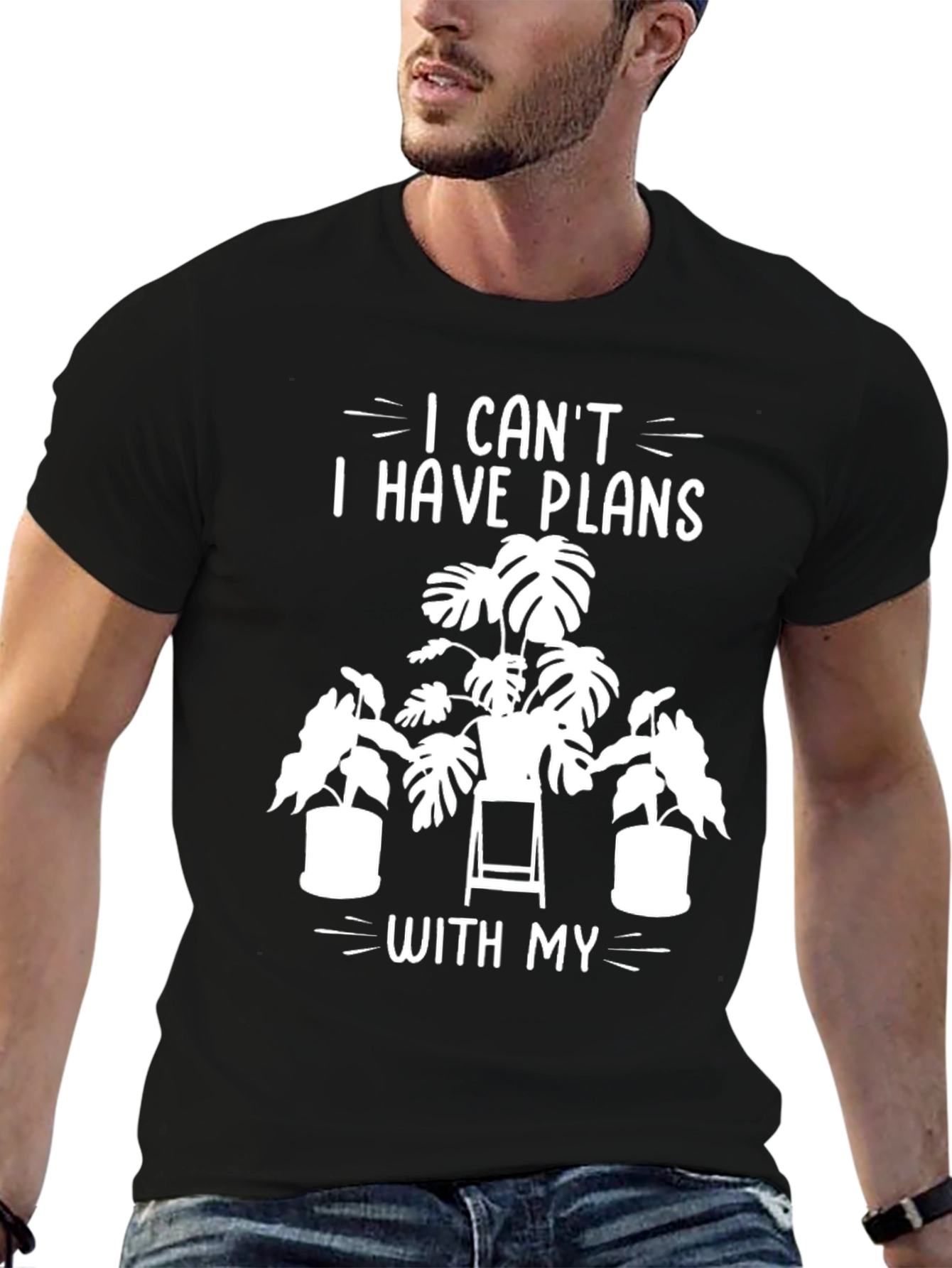 Plant Lover T-Shirt - I Cant I Have Plans With My Plants