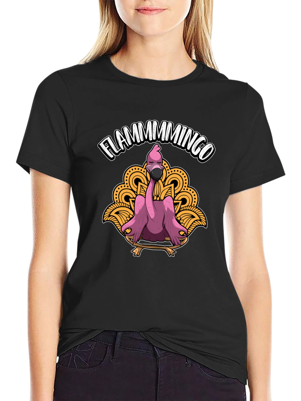 Flamingo Graphic Tee - Funny Animal T-Shirt