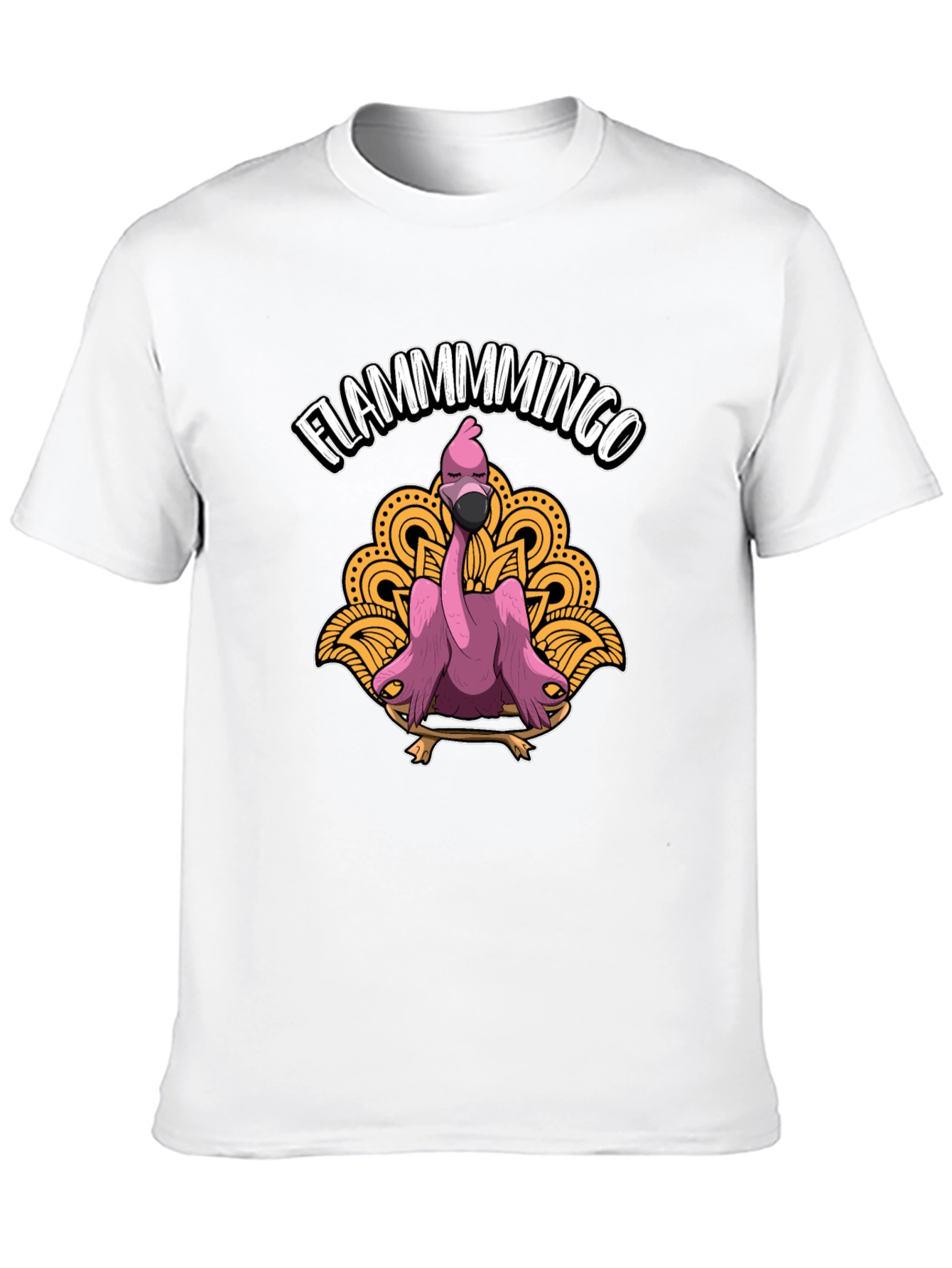 Flamingo Graphic Tee - Funny Animal T-Shirt