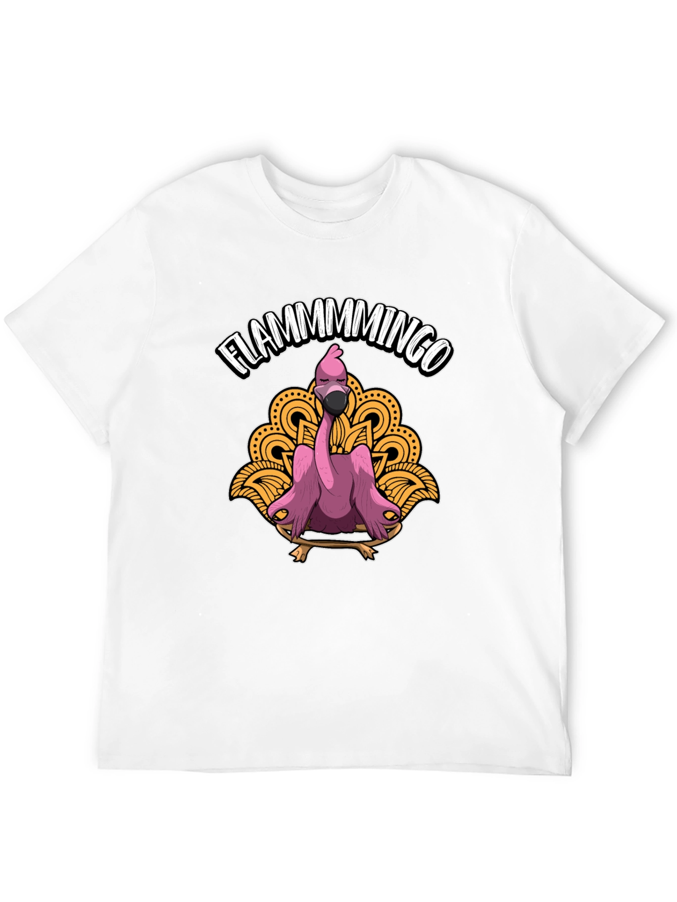 Flamingo Graphic Tee - Funny Animal T-Shirt