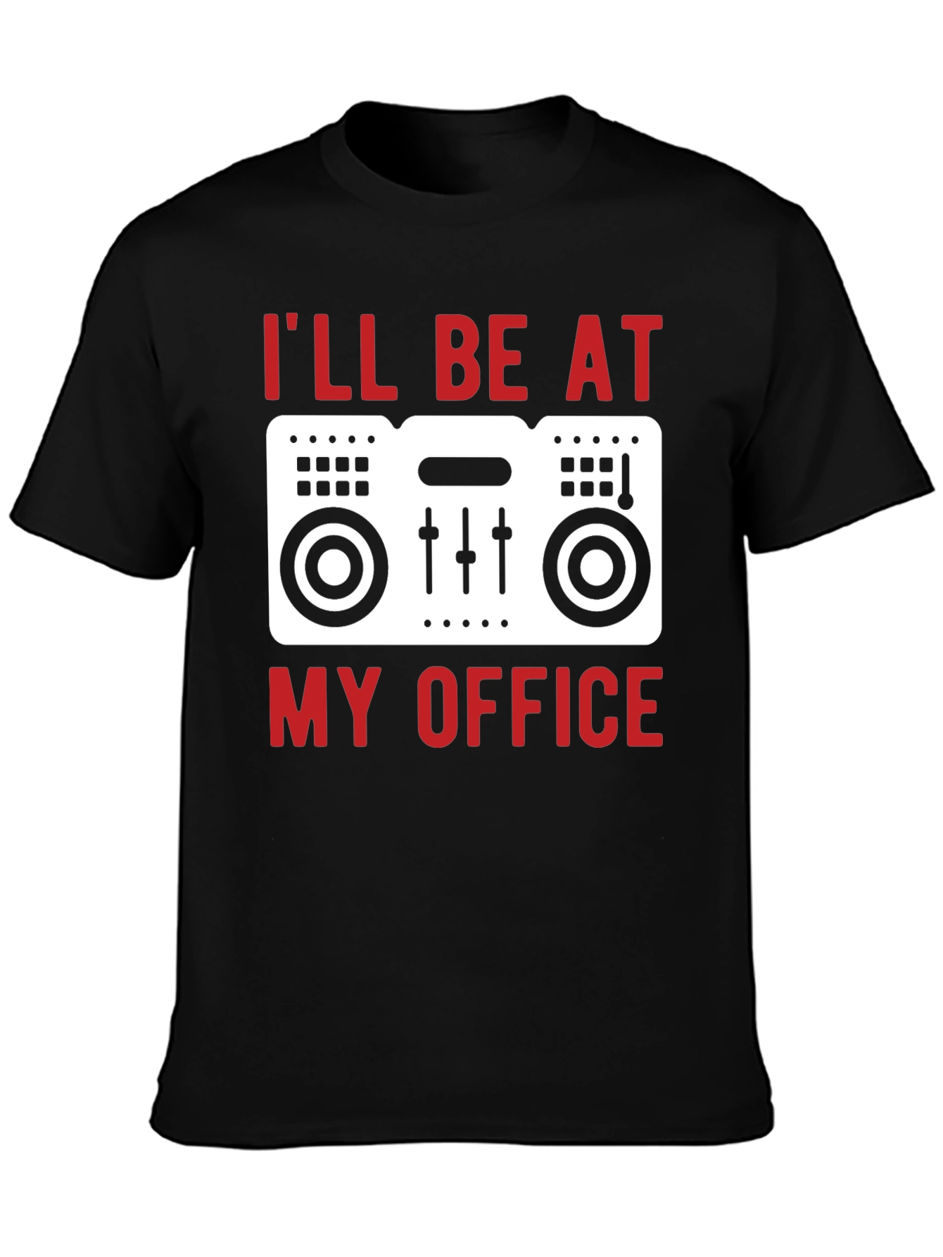 DJs Office T-Shirt - Music Mixer Tee