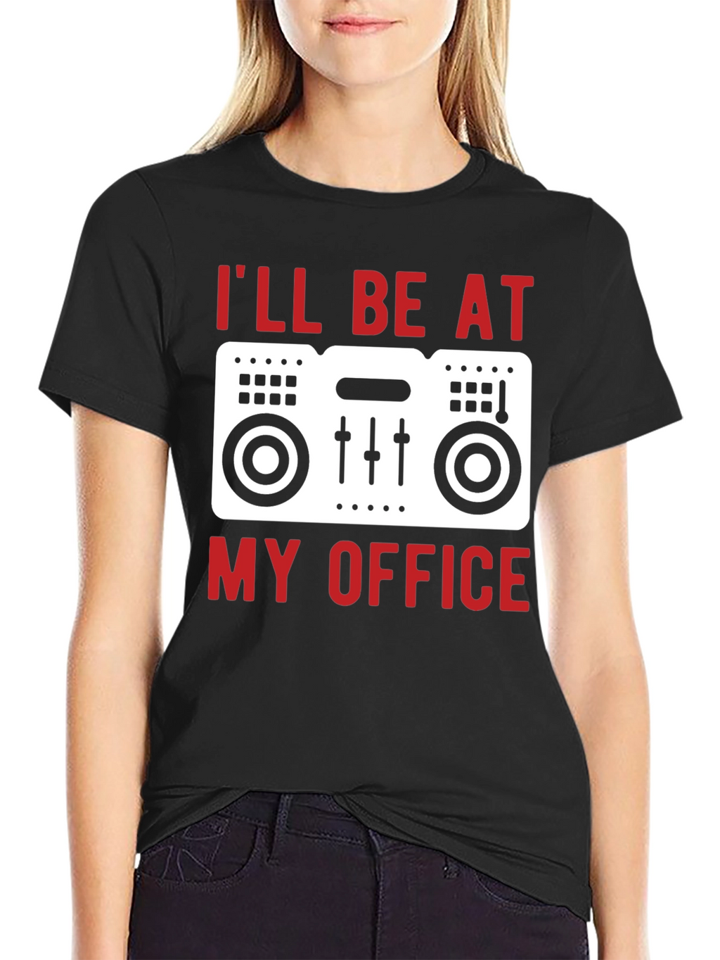 DJs Office T-Shirt - Music Mixer Tee