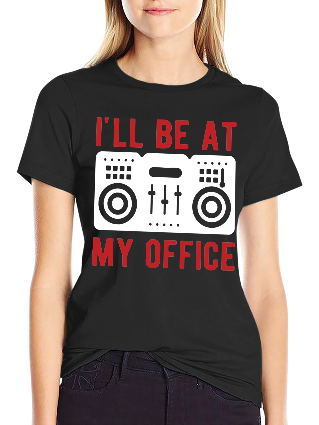 DJs Office T-Shirt - Music Mixer Tee