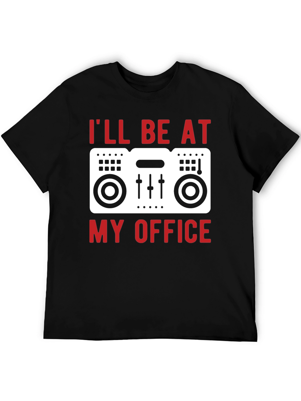 DJs Office T-Shirt - Music Mixer Tee