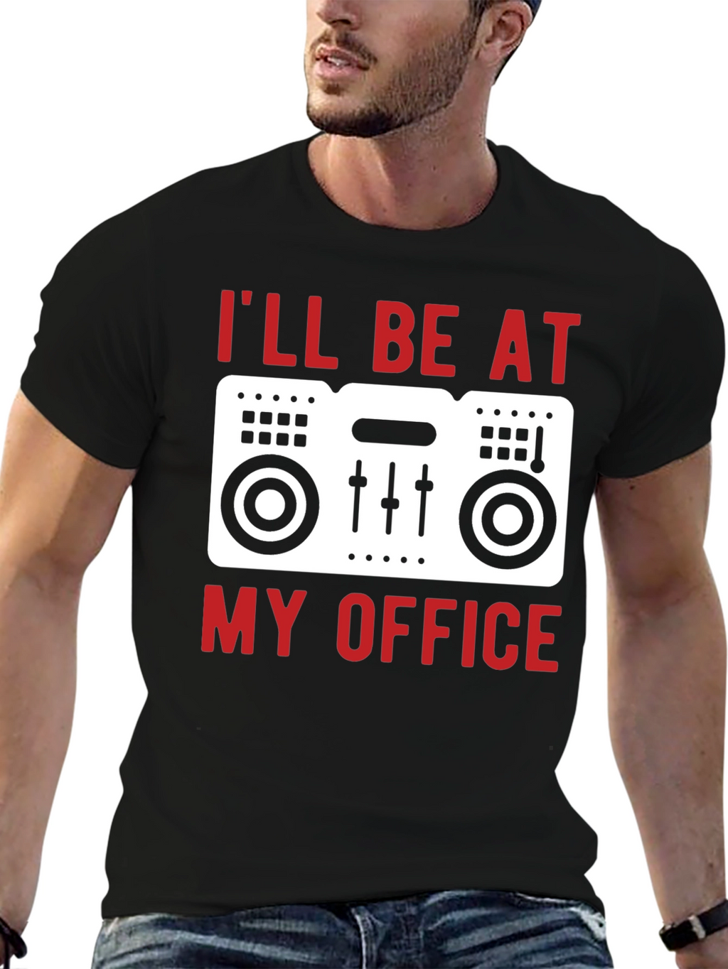 DJs Office T-Shirt - Music Mixer Tee
