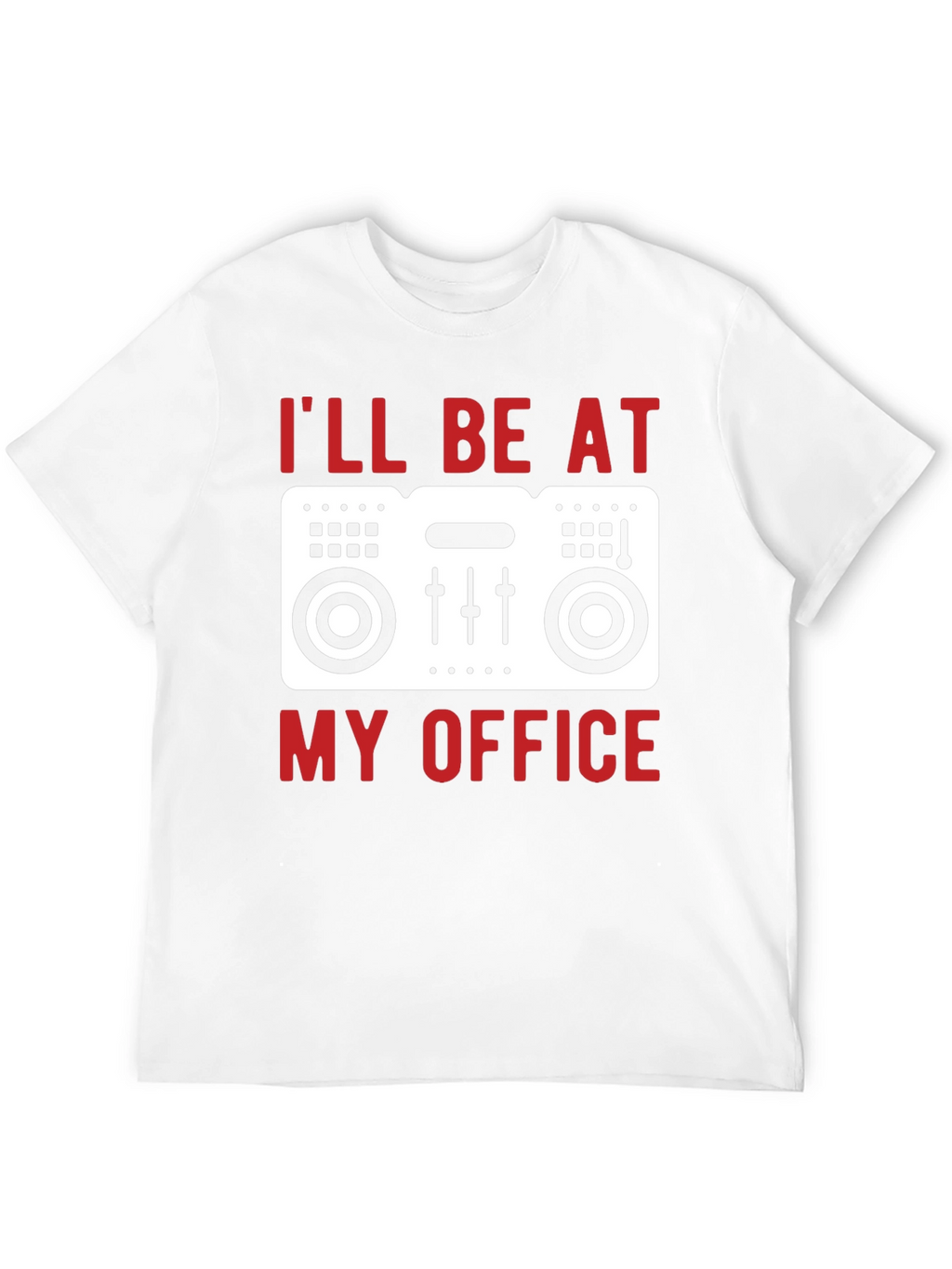 DJs Office T-Shirt - Music Mixer Tee