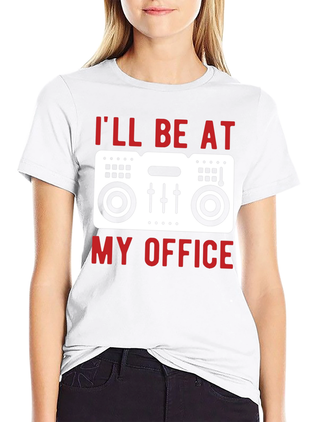 DJs Office T-Shirt - Music Mixer Tee