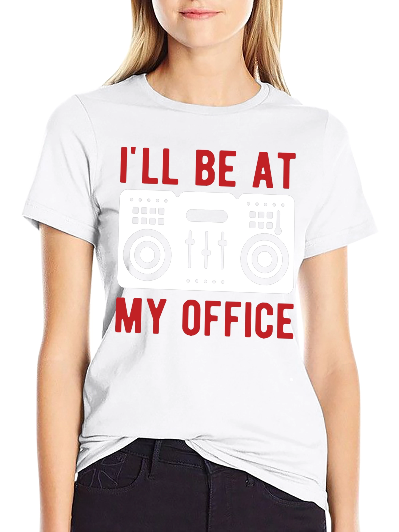 DJs Office T-Shirt - Music Mixer Tee