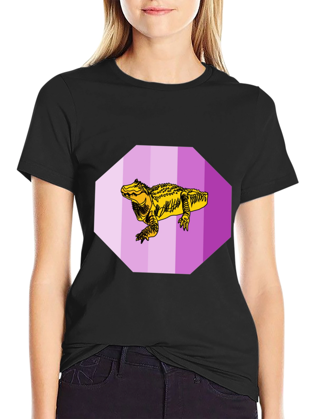 Crocodile Graphic Tee - Unique Design