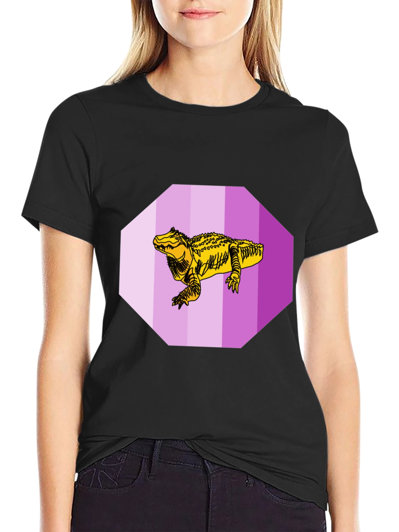 Crocodile Graphic Tee - Unique Design