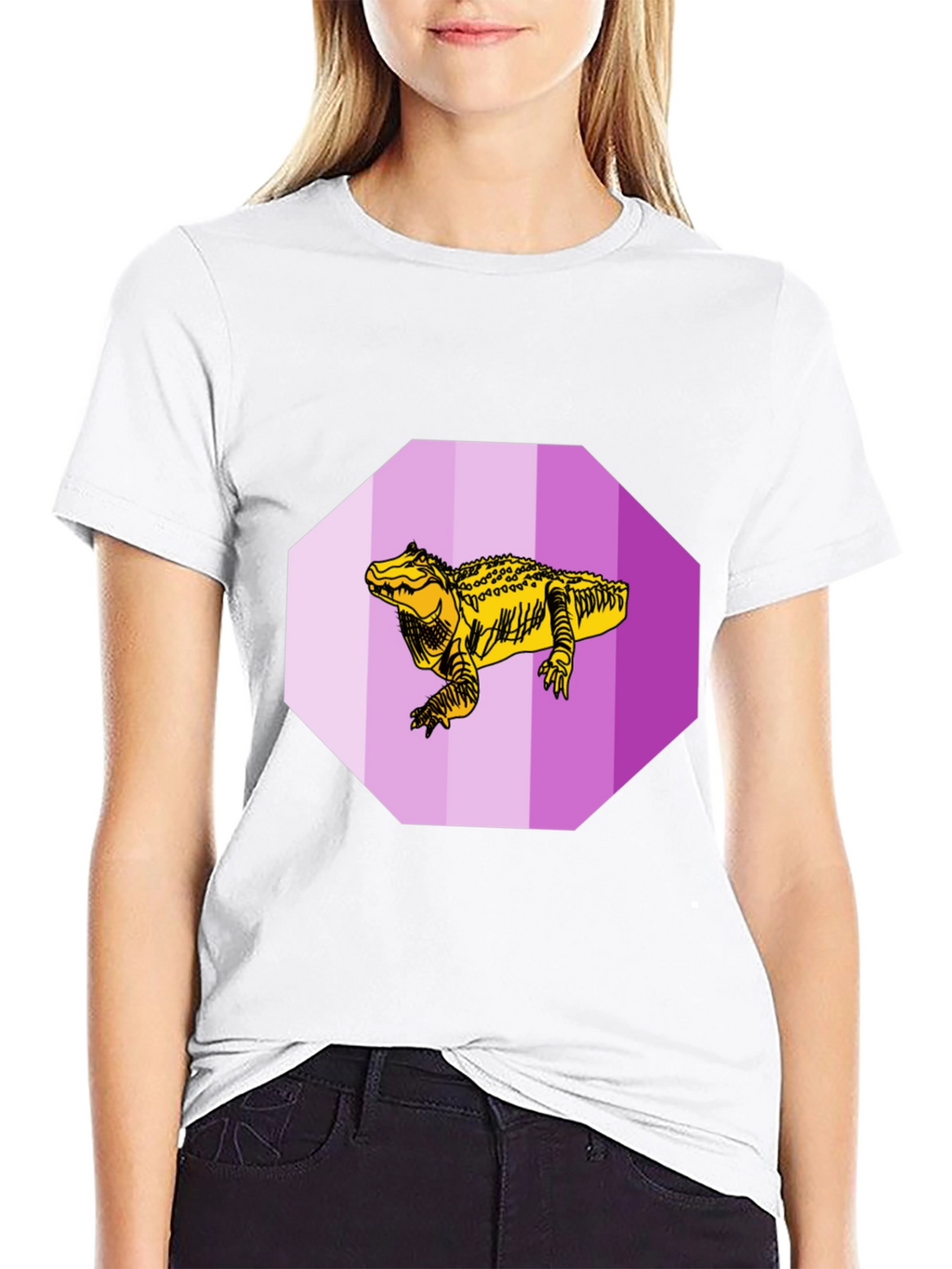 Crocodile Graphic Tee - Unique Design