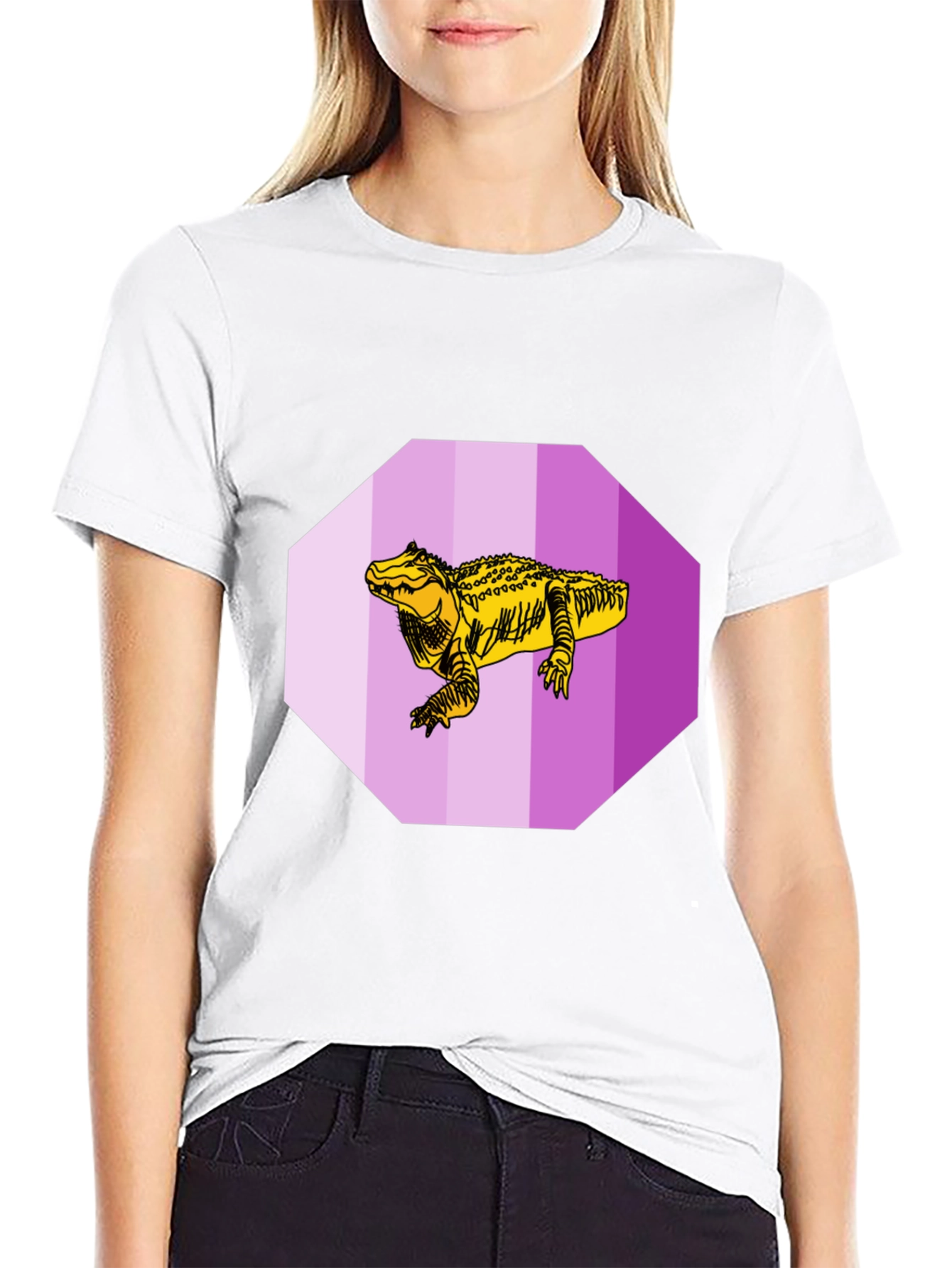 Crocodile Graphic Tee - Unique Design