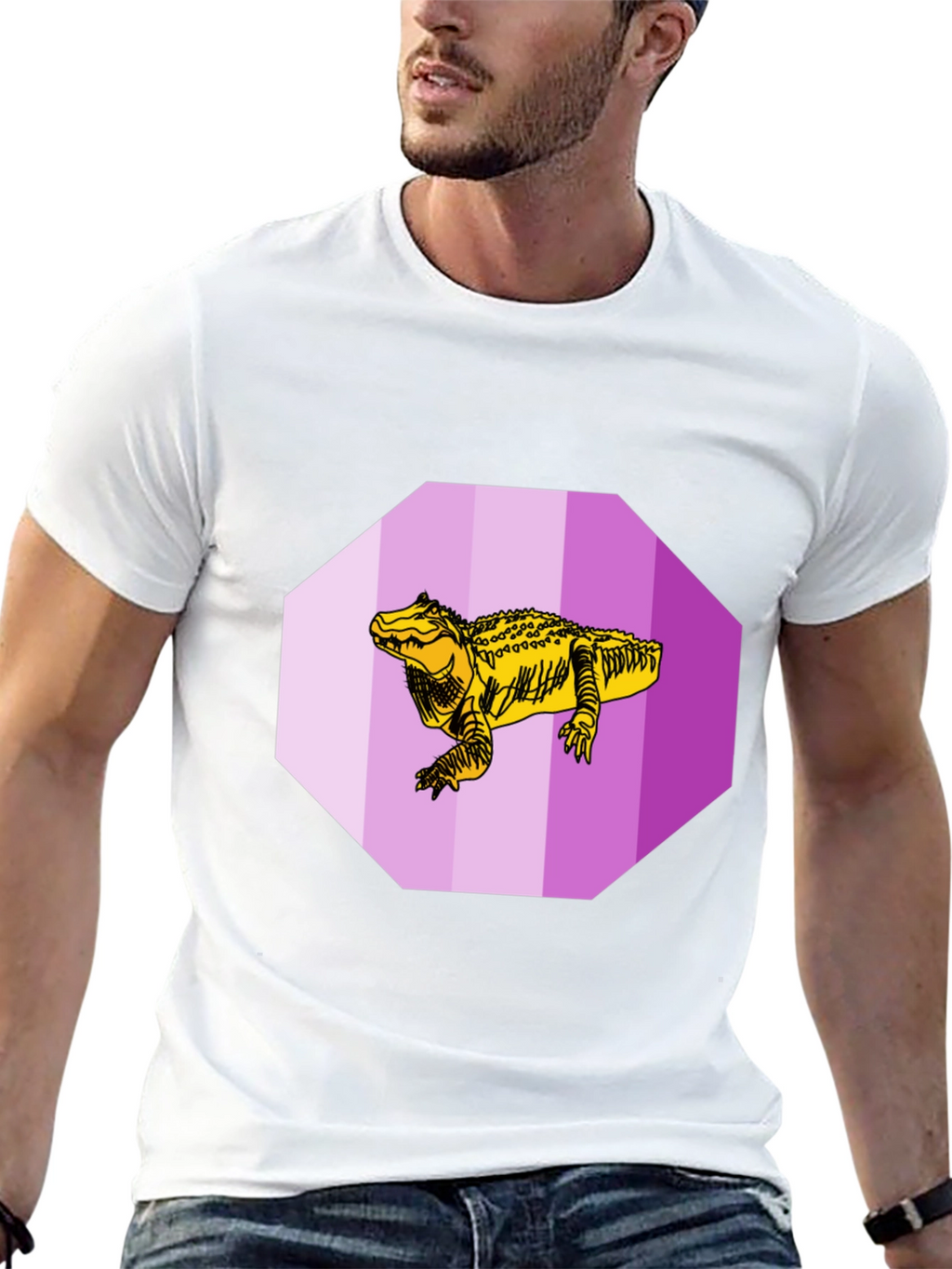 Crocodile Graphic Tee - Unique Design