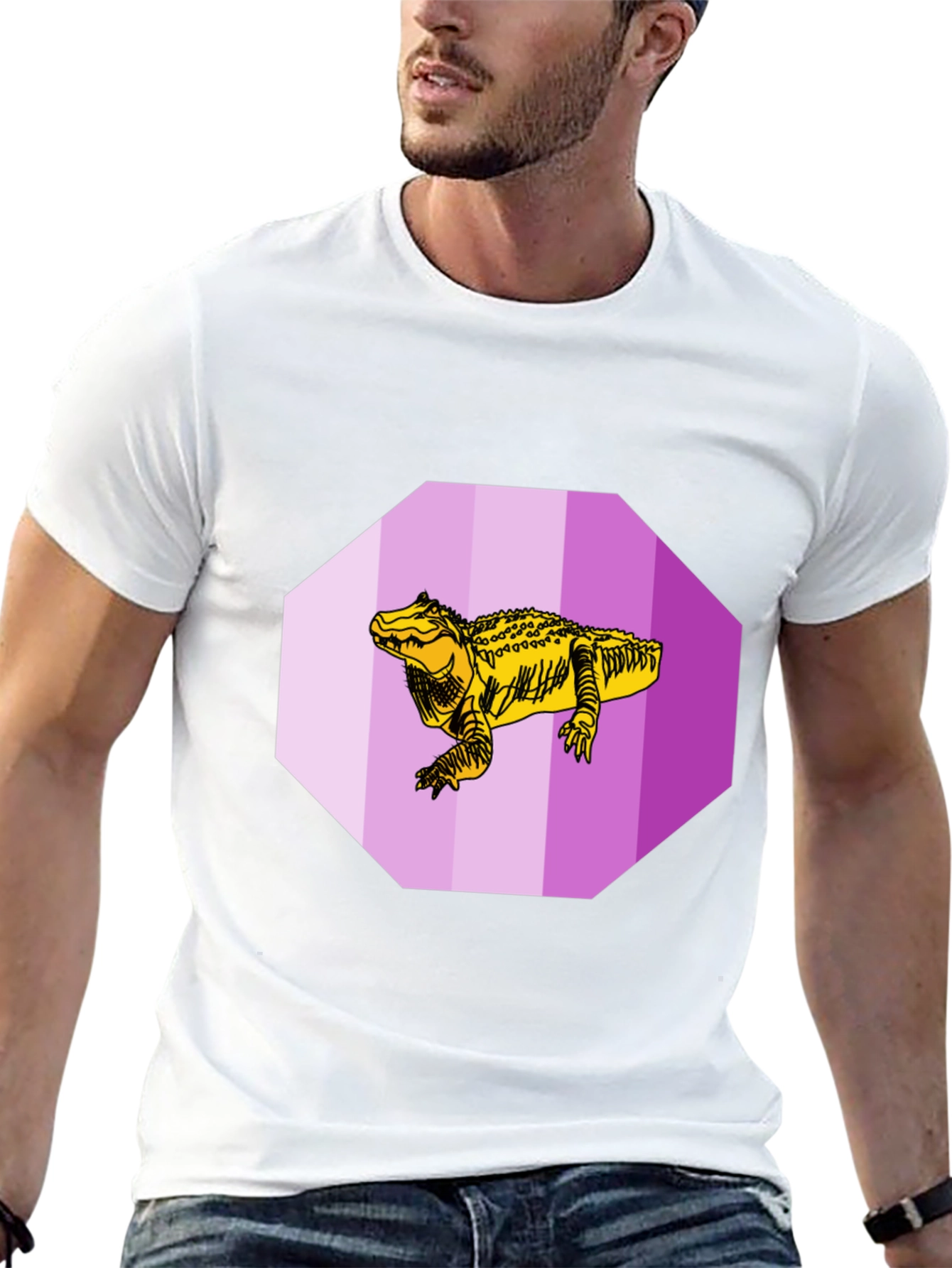 Crocodile Graphic Tee - Unique Design