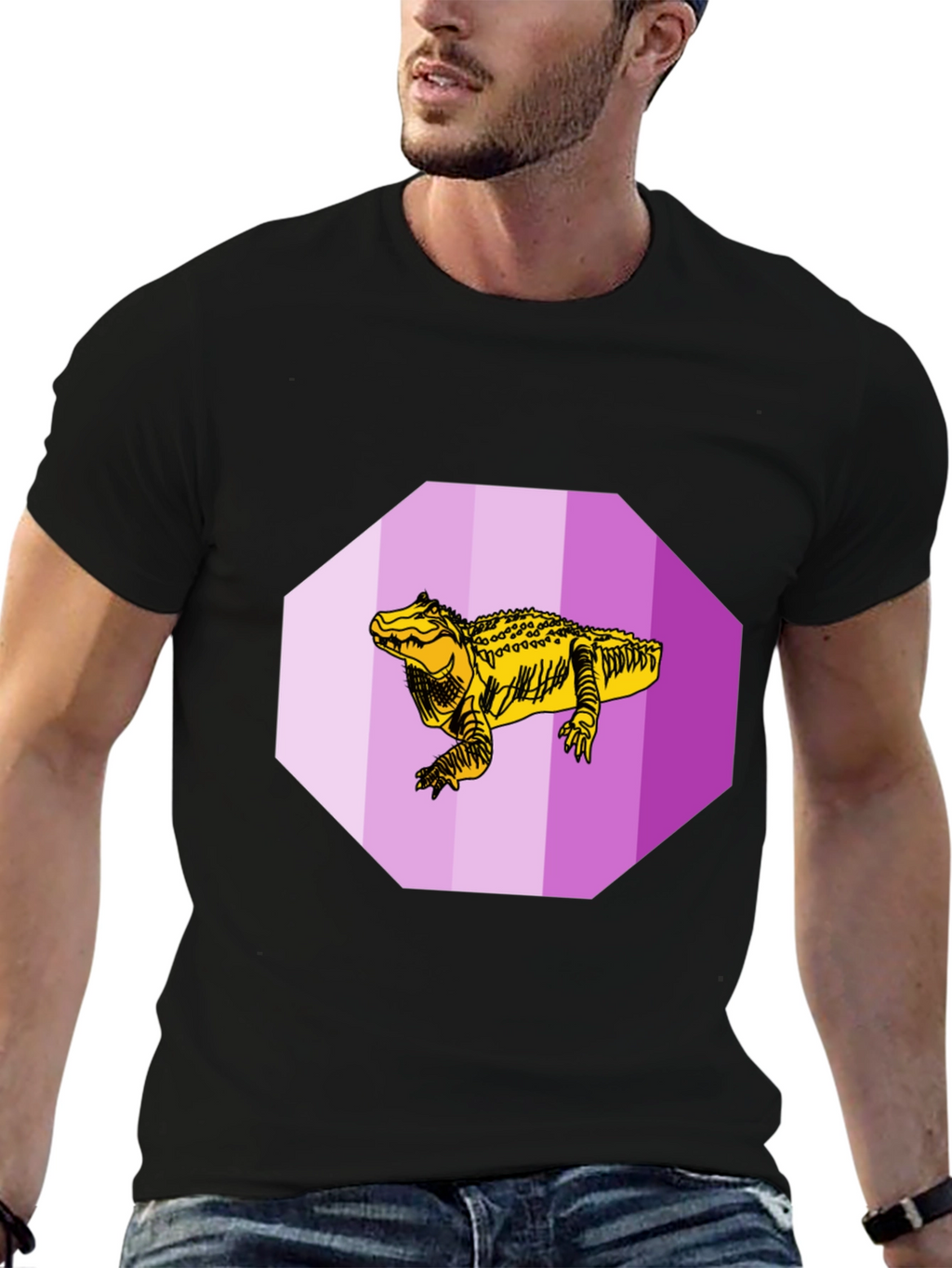 Crocodile Graphic Tee - Unique Design