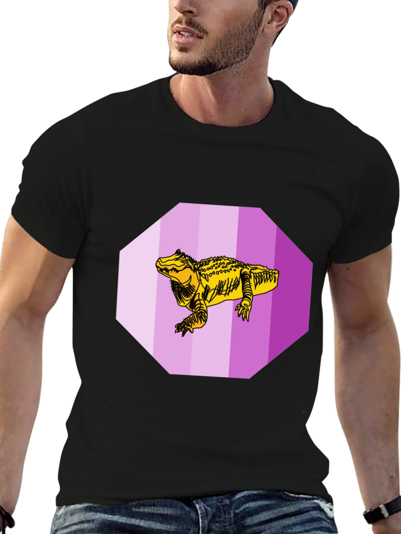 Crocodile Graphic Tee - Unique Design