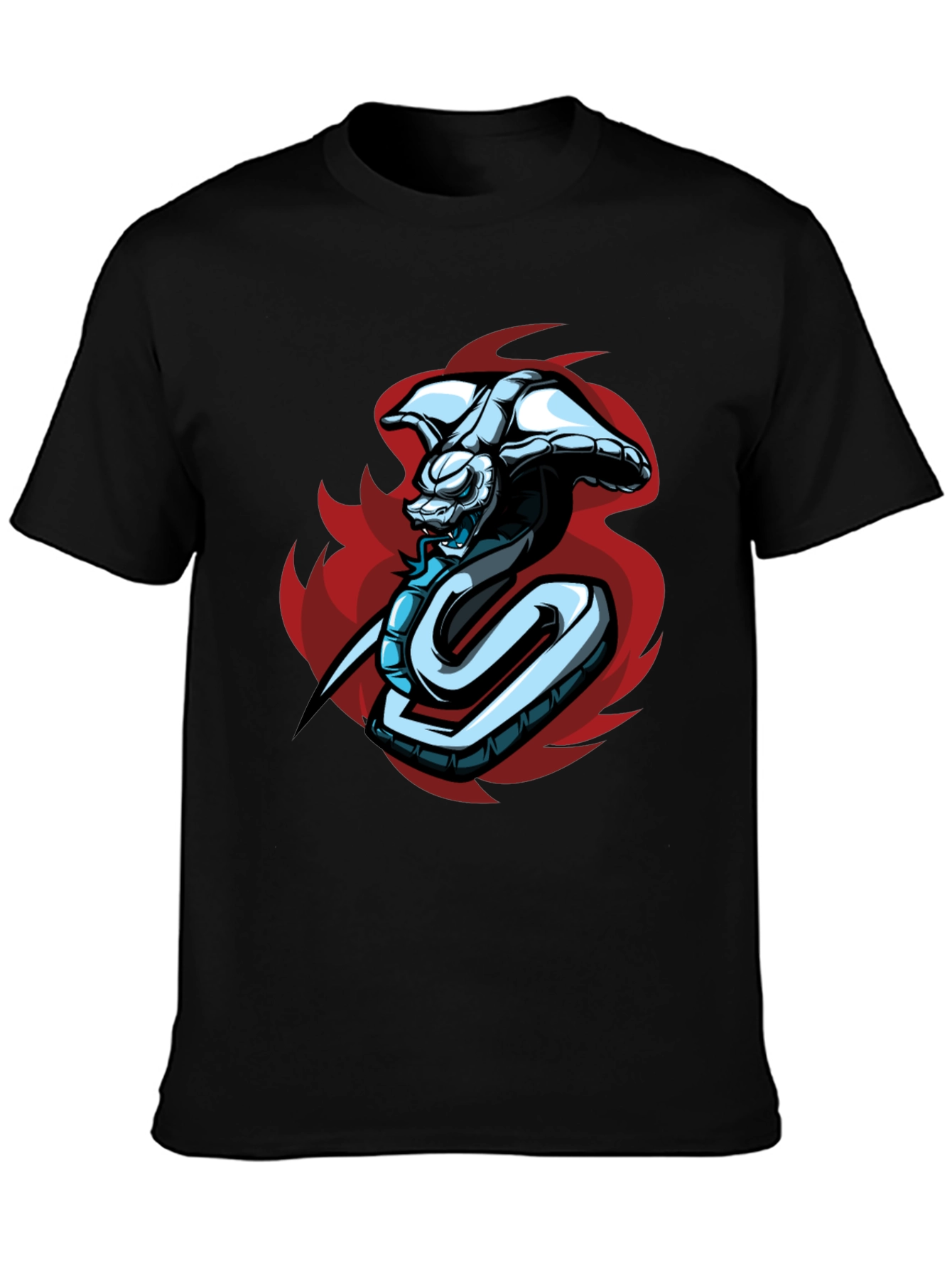 Cobra Graphic T-Shirt - Mens Black Tee
