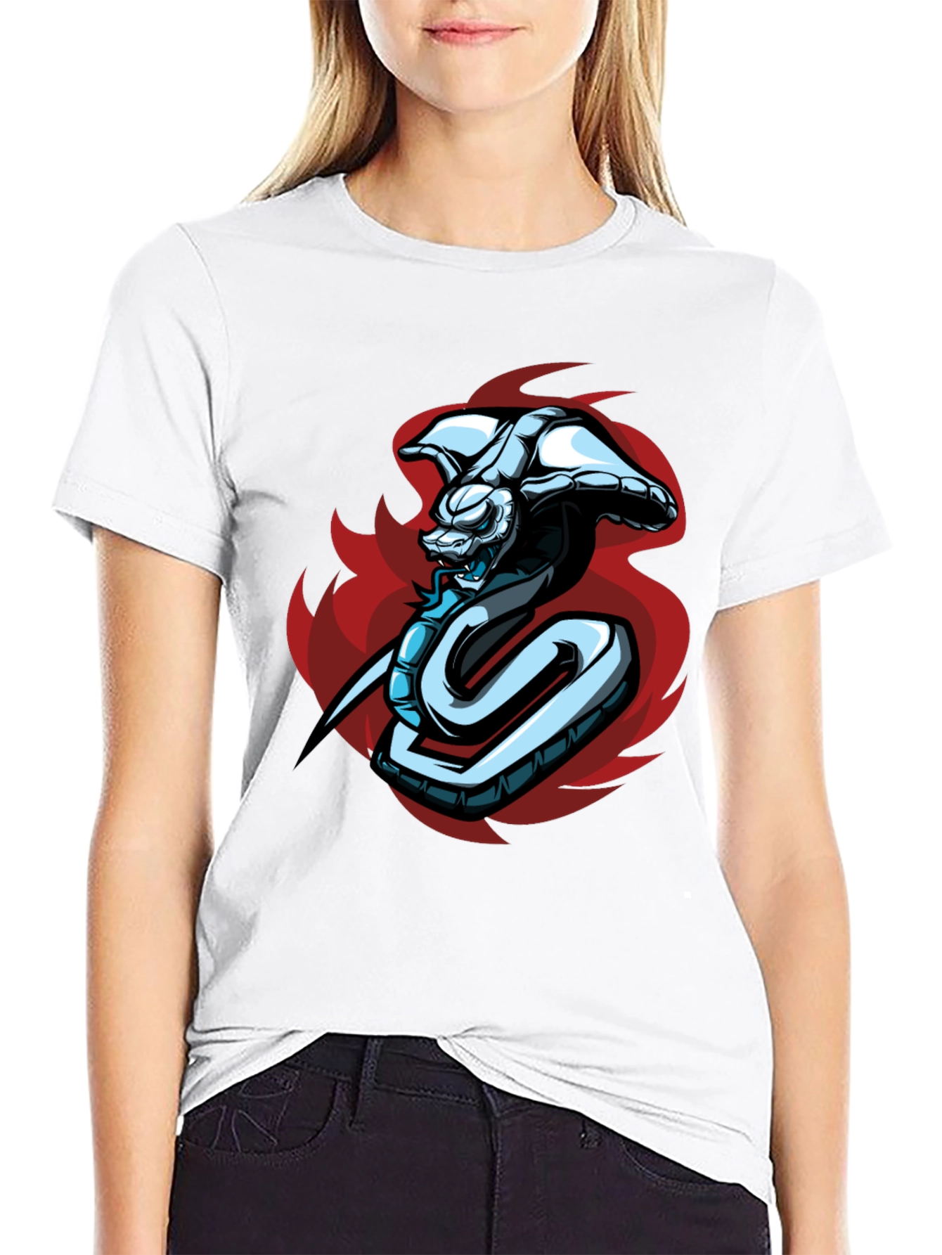 Cobra Graphic T-Shirt - Mens Black Tee