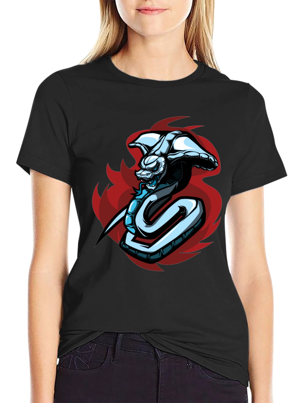 Cobra Graphic T-Shirt - Mens Black Tee