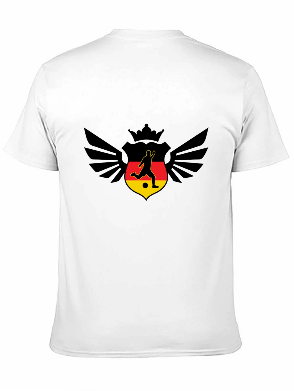 Germany Soccer T-Shirt - Winged Crown Design