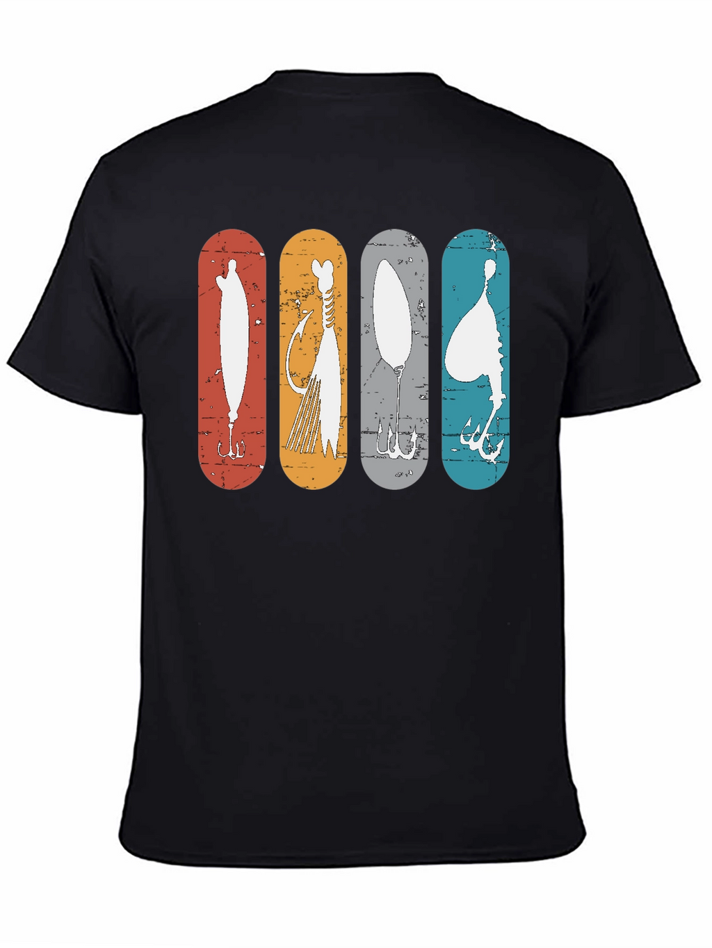 Retro Fishing Lures Graphic Tee