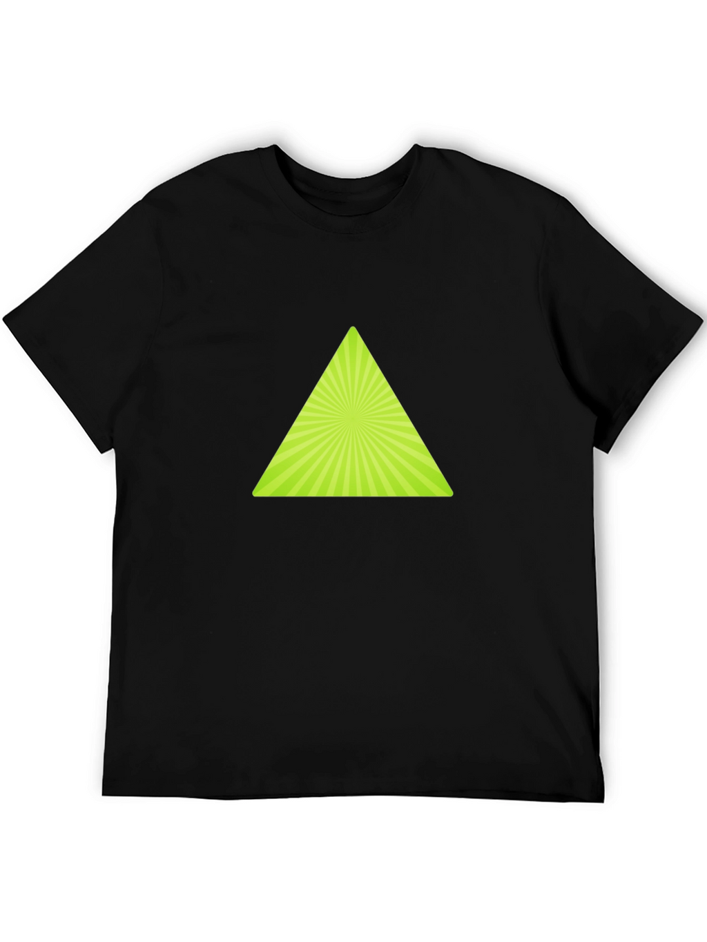 Geometric Triangle Graphic T-Shirt - Trendy Casual Wear