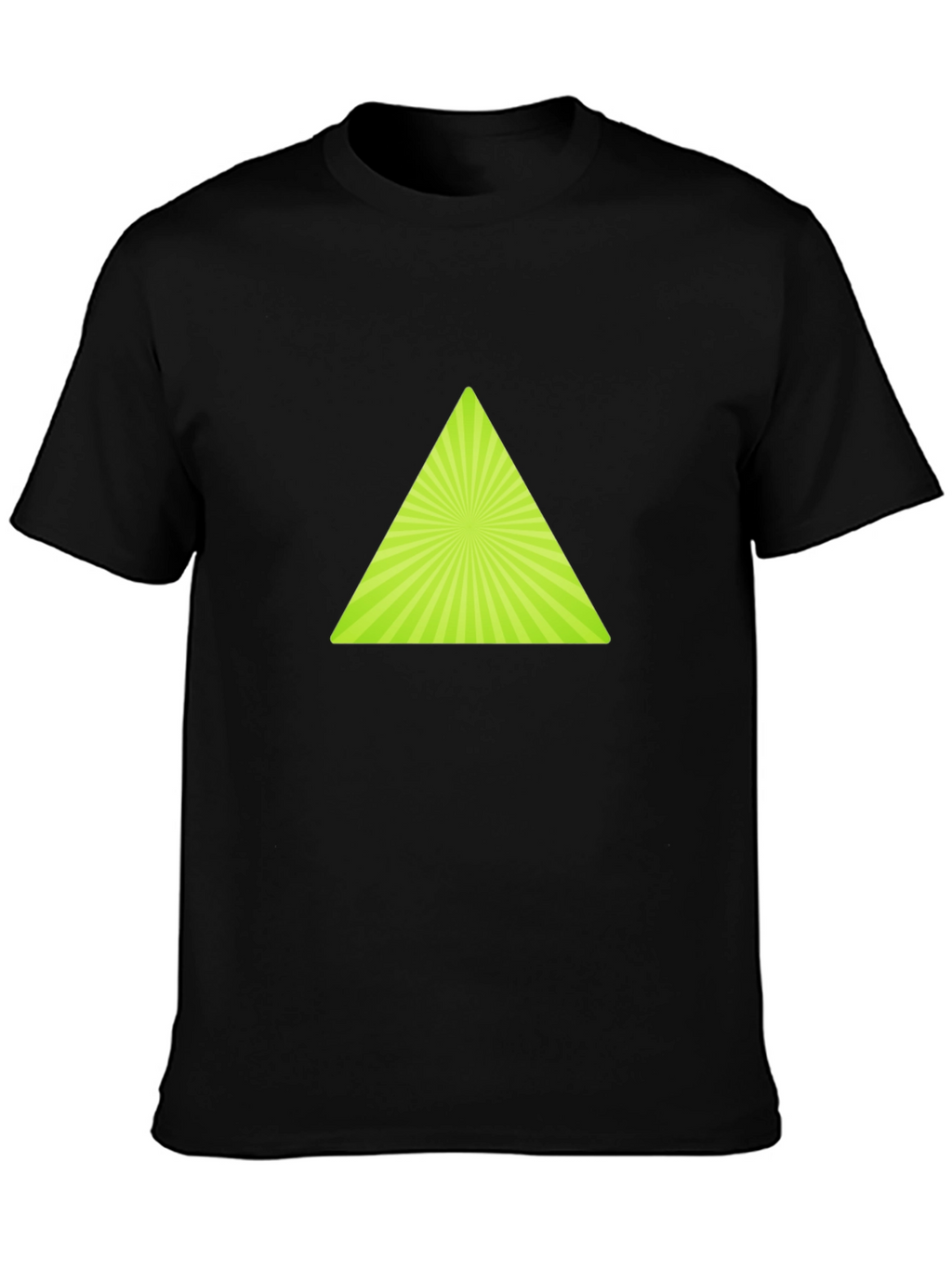 Geometric Triangle Graphic T-Shirt - Trendy Casual Wear