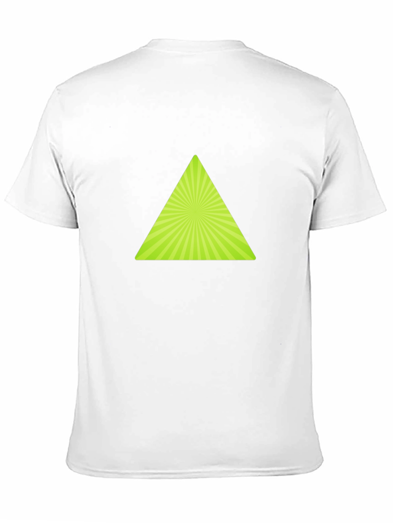 Geometric Triangle Graphic T-Shirt - Trendy Casual Wear