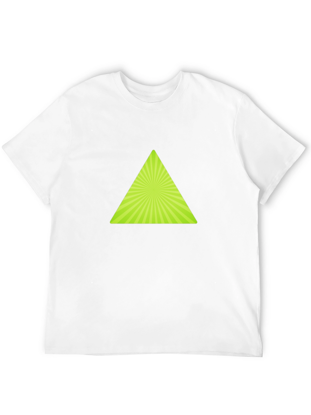 Geometric Triangle Graphic T-Shirt - Trendy Casual Wear