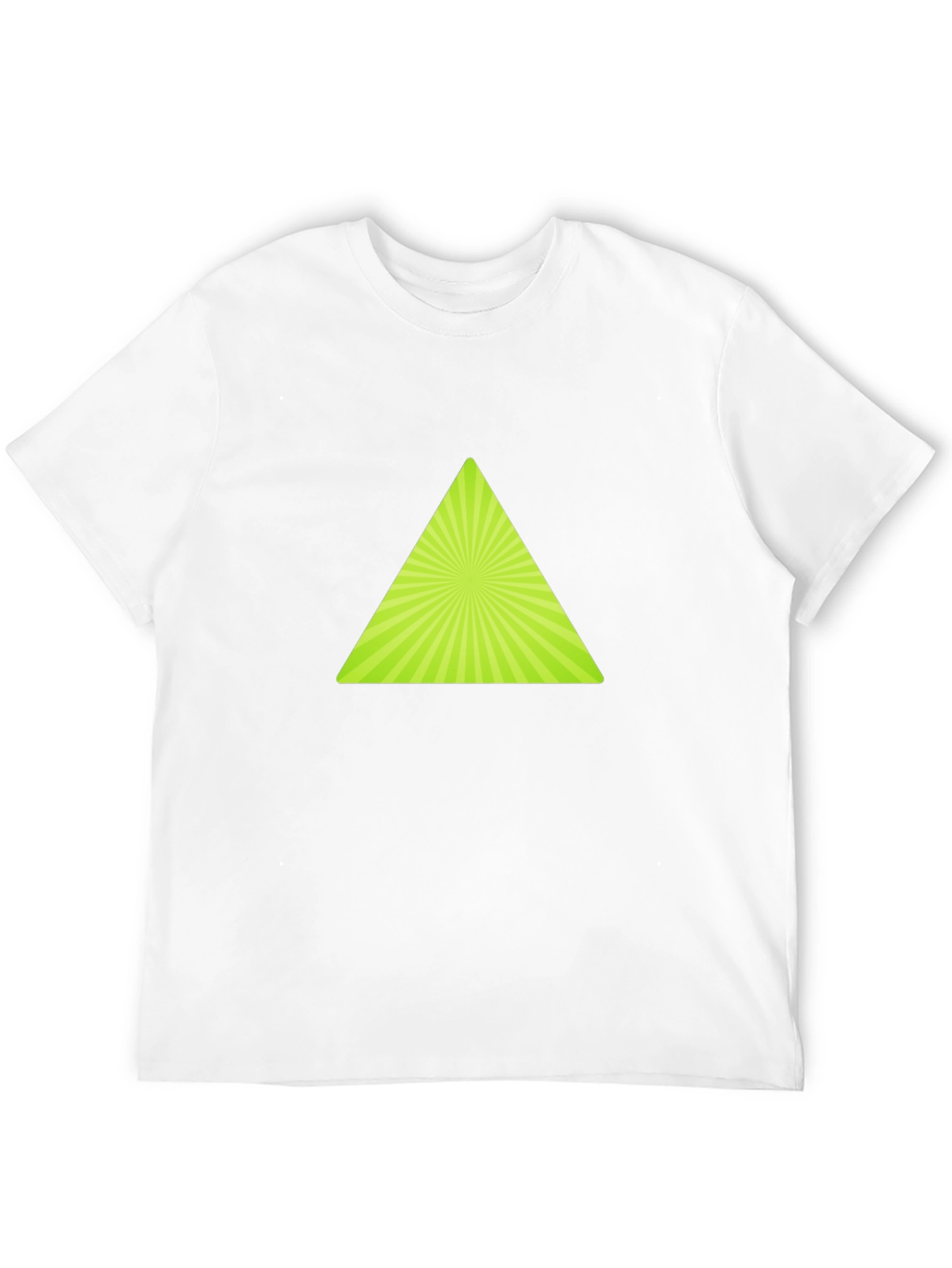 Geometric Triangle Graphic T-Shirt - Trendy Casual Wear