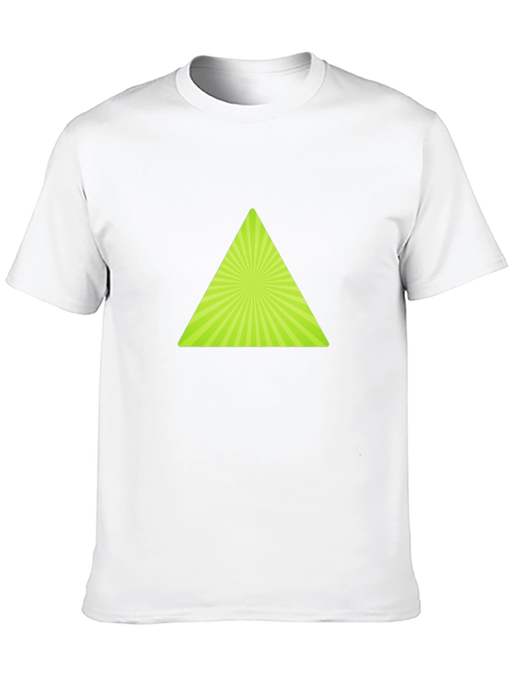 Geometric Triangle Graphic T-Shirt - Trendy Casual Wear