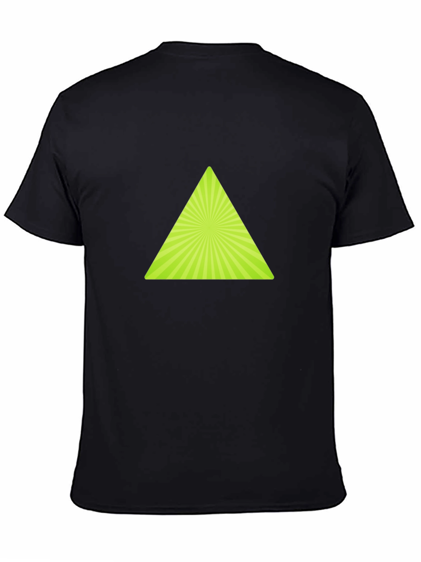 Geometric Triangle Graphic T-Shirt - Trendy Casual Wear