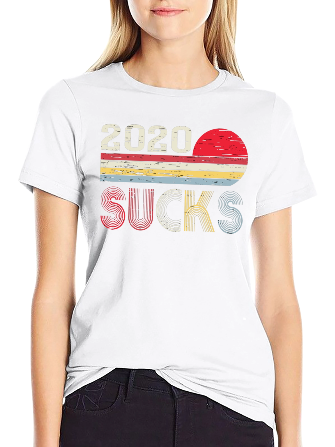 2020 Sucks Graphic T-Shirt - Unisex Retro Design