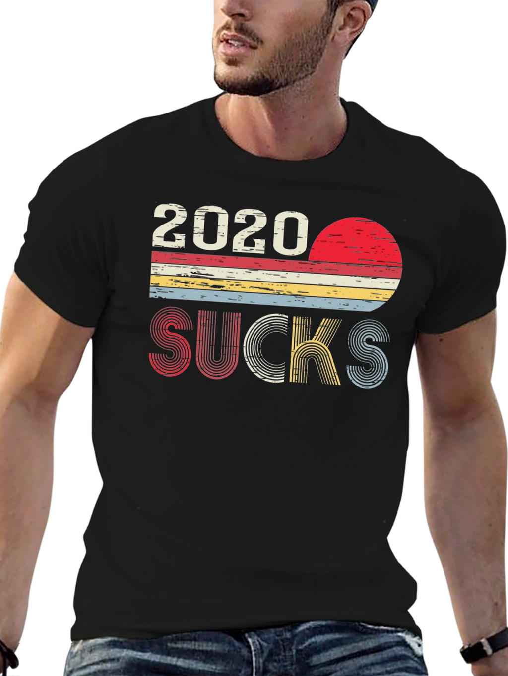 2020 Sucks Graphic T-Shirt - Unisex Retro Design
