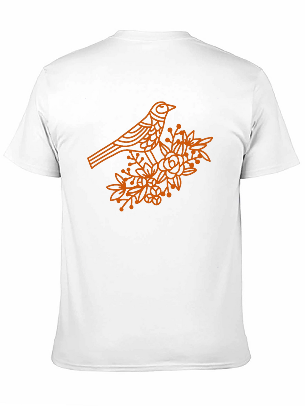Bird & Floral Print Tee