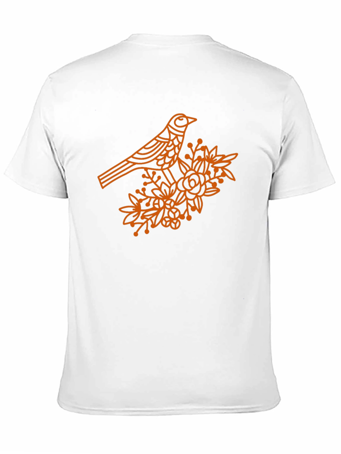 Bird & Floral Print Tee