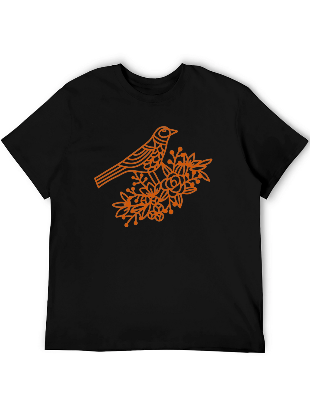 Bird & Floral Print Tee